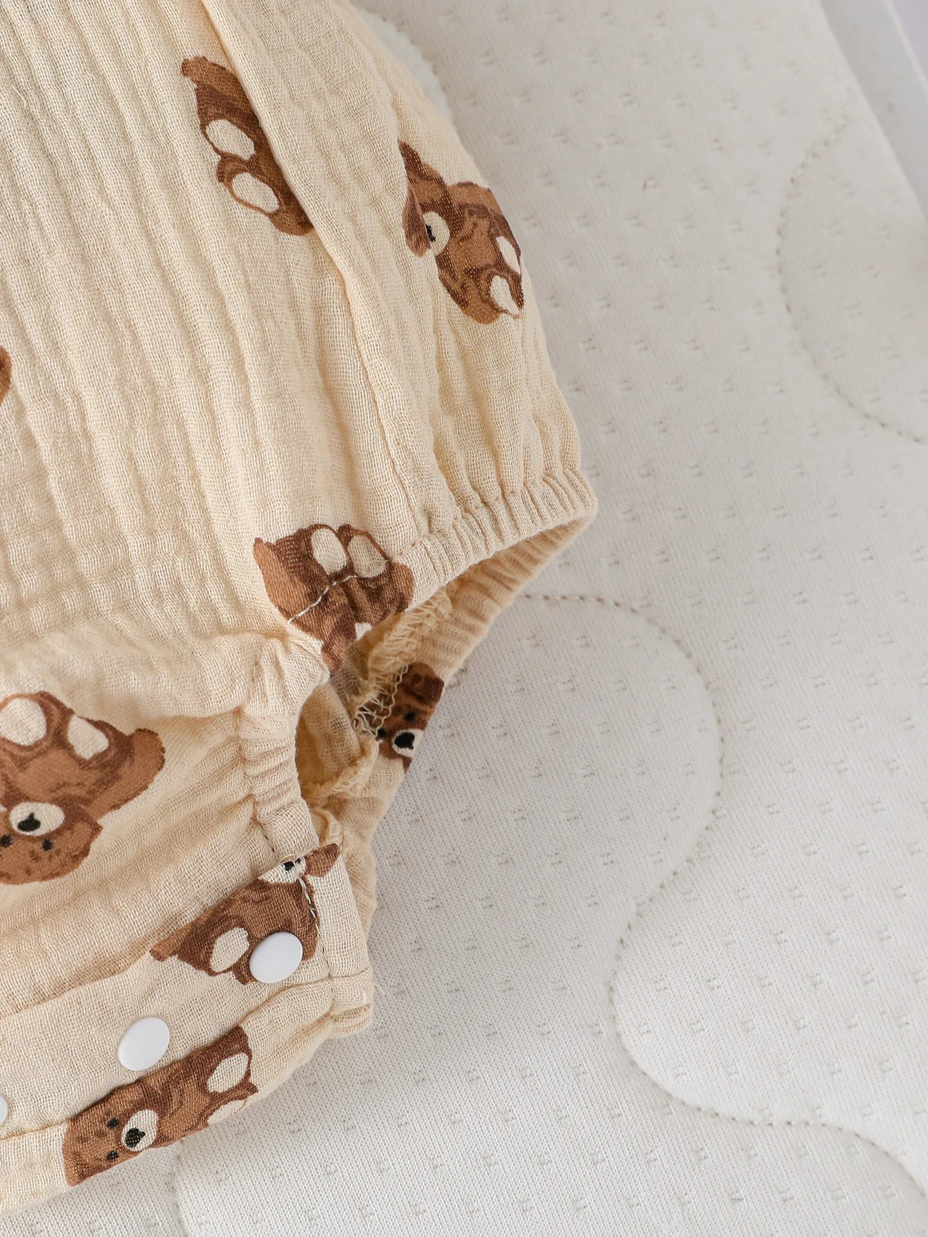 Baby Sleeveless Summer Cartton Bear Cute Casual Daily Jumpsuit clothes For 0-1Y Rompers 2025 New  Style