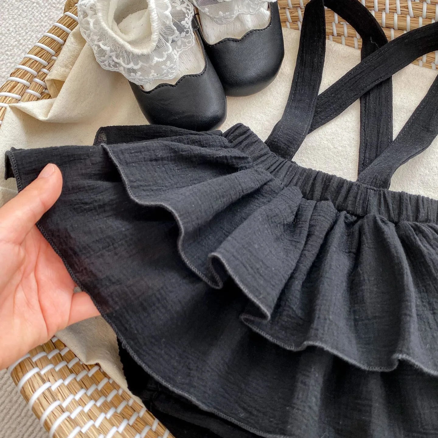 New Arrival 2pcs Toddler Baby Girls Princesss Suits for Newborns Peter Pan Collar Shirts and Lace Skirt Bodysuit Infant Girl Set