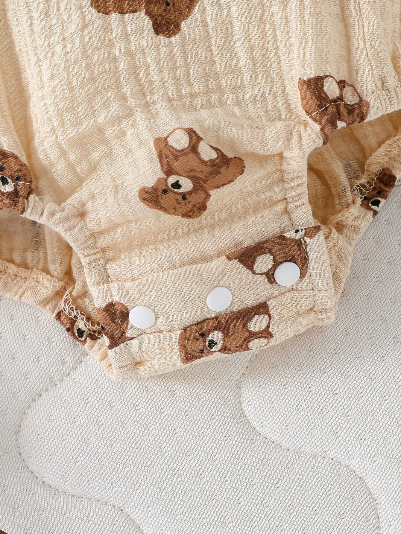 Baby Sleeveless Summer Cartton Bear Cute Casual Daily Jumpsuit clothes For 0-1Y Rompers 2025 New  Style